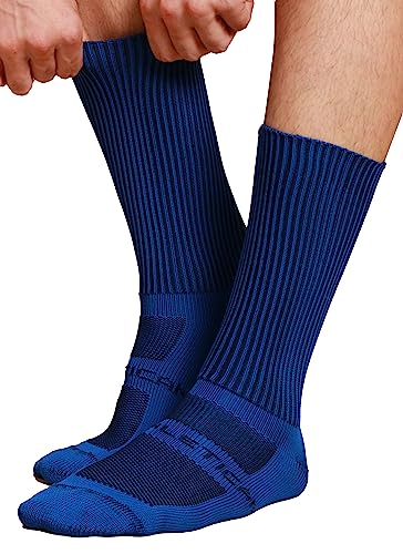 Latex-Free Crew Socks Safe for Skin Sensitivities (2 pairs per pack)