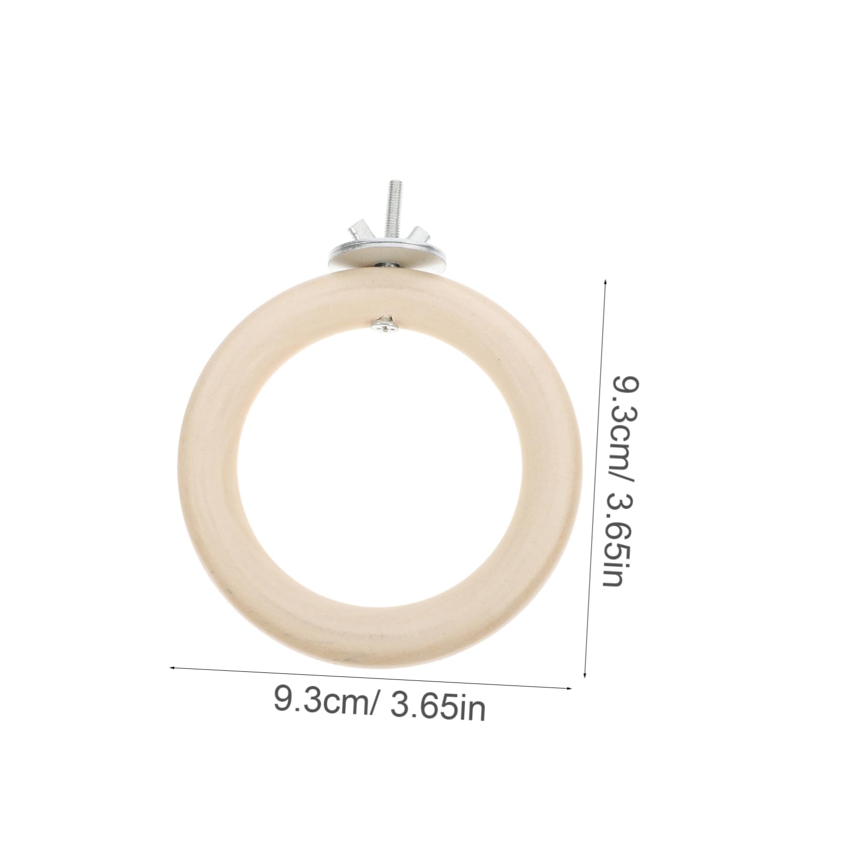 HAPINARY Parrot Grinding Paws Claw Toy Wooden Bird Perch Platform Bird Cage Shelf Parakeet Accessory