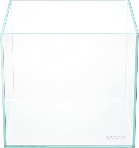 Miniatura 5 de LANDEN - Acuario hecho de cristal con bajo contenido de óxido ferroso, de 7.8 pulgadas de ancho x 7.8 pulgadas de profundidad x 7.8 pulgadas de