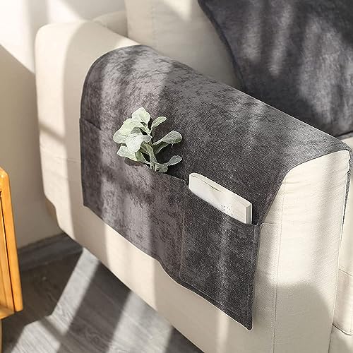 Organizador de reposabrazos de sofá y silla con bolsillos para teléfono celular y mandos