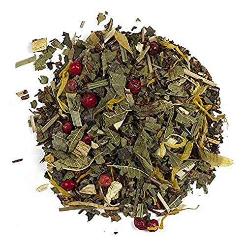 Aromas de Té - Infusión de Rooibos Jengibre y Limón - Hierbabuena, Limón, Regaliz, Pimienta, Mate - Propiedades…