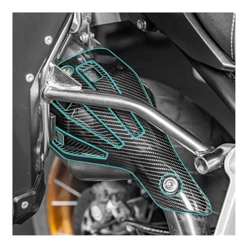 Éviter rayures moto DS900X avec protège réservoir carbone