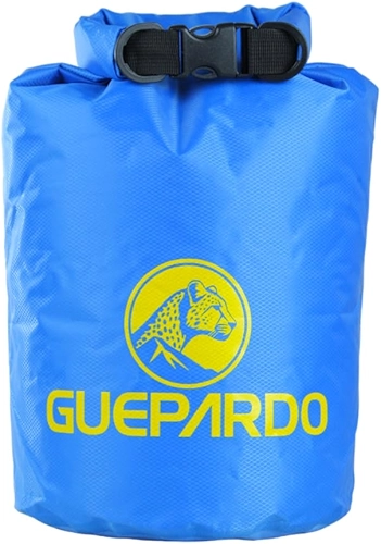 Guepardo, Saco Estanque Keep Dry, Poliéster Ultra Resistente, 10 Litros, Impermeável, Versátil, Ideal para Atividades Outdoor, Azul