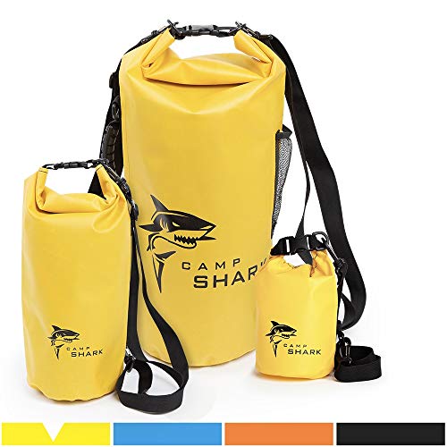 REVALCAMP Dry Bag 2L Gelb - Nicht Krebserregendes PVC* - wasserdichte Tasche aus TPU - Kein übler Geruch, Bessere Elastizität and Längere Lebensdauer - Für den modernen Abenteurer entworfen