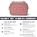 YETI Hopper Flip 8 Portable Cooler, Sandstone Pink