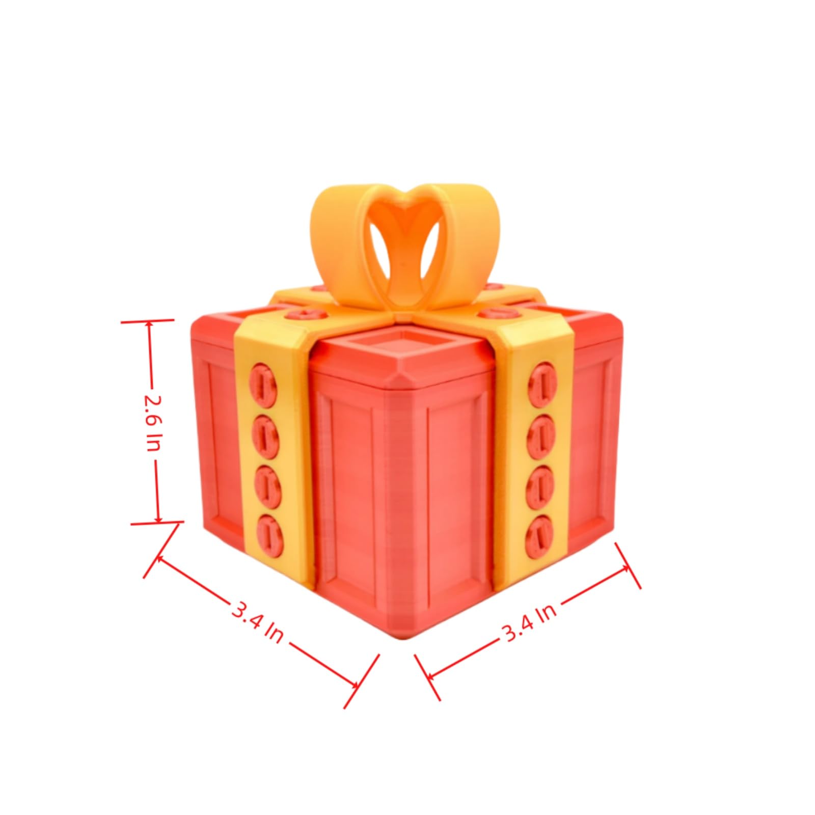 Caja De Broma Con Tornillos Anidados – Contenedor Compacto De 15x10x8 Cm Para Regalos Sorpresa Y Bromas En Fiestas Y Oficinas