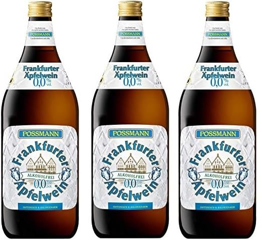 Possmann Apfelwein Alkoholfrei 3 x 1,0 Liter inkl. 0,45€ MEHRWEG Pfand