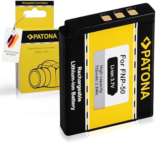 Batteria PATONA NP-50 750mAh - Compatibile Con Fujifilm FinePix, Casio Exilim E Altri Modelli - Foto 3