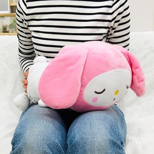 MORIPiLO マイメロディ 抱き枕 サンリオキャラクターズ だらりんアート添い寝枕 (M) 約45cm 肌にやさしいマイクロ生地 グッズ ぬいぐるみ 大きい ピンク まくらのモリシタ [4]