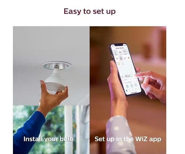 120-Watt Equivalent PAR38 LED Smart Wi-Fi Tunable White Light Bulb Powered by WiZ with Bluetooth (1-Pack) by PHILIPS - Image 6