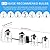 SOLFART 4 Lights Matt Black Bathroom Light Fixtures Bathroom Lights Over Mirror Vanity Lights for Bathroom Vanity Lighting Mirror Lights