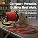 ReelWorks Air Hose Reel Tool Retractable Hand Crank 3/8