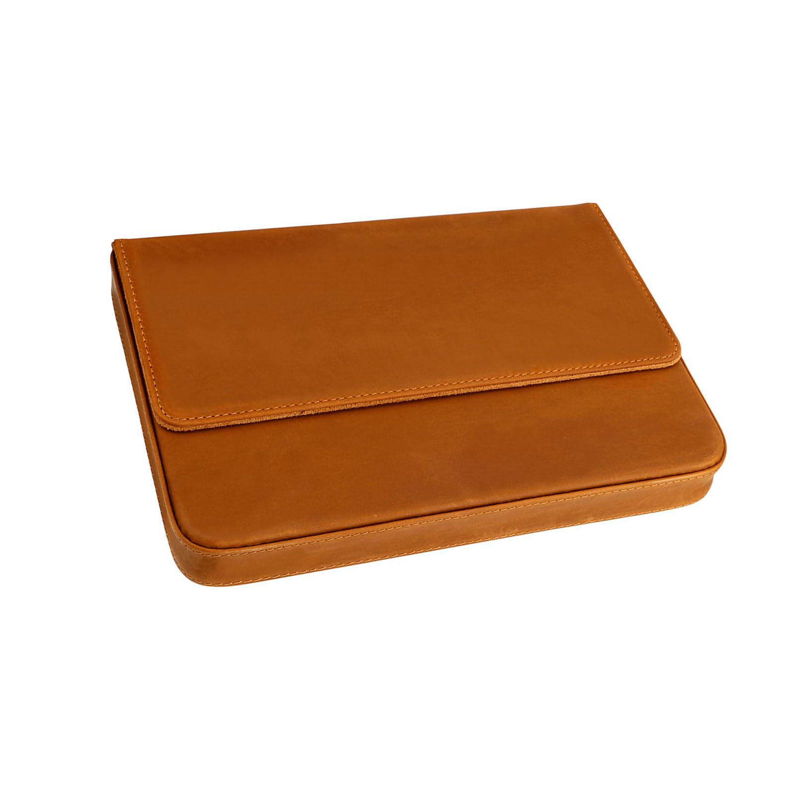 Aqvjd Portable Fountain Pen Organiser Case 12 Compartments for Travel School Use Leather Fountain Pen Storage Case