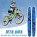 WEEROCK Bike Tire Kid Bike Tires 20 Inch Tires (56-406) 2 Pack 20 x 2.1 Folding Bead Replacement Tyre with 20In Inner Tubes for 20