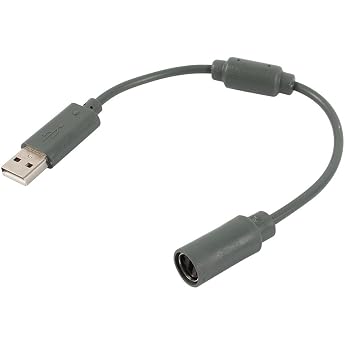Dongle Compatible with Microsoft Xbox 360 Controller Adapter Controller USB Breakaway Cable