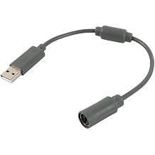 X BOX360 Controller Cable,USB Breakaway Cable Cord Adapter for X BOX360 Pc Wired Controller X Box to USB Adapter USB Breakaway Cable for Powera Wired Controller X BOX360 PC Adapter