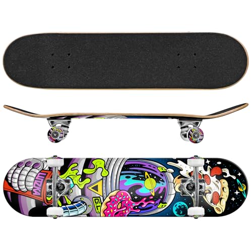 Image of Roller Derby Deluxe Series Complete Skateboard for Beginners, Kids, Teens and Adults