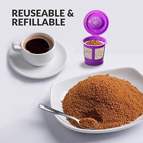 Reusable K Cups For Keurig K-Mini, K Mini Plus, K-Express And K Iced With Adapter By Purehq - Keurig Mini Plus Refillable Kcups For Mini Keurig (3 Refillable Coffee Pods + Adapter) #TOP4