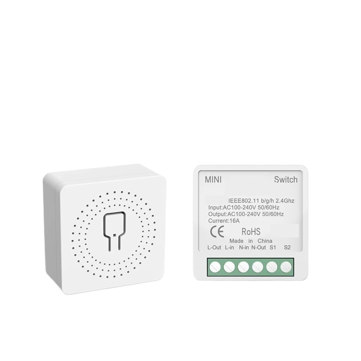 Mini Light Switch 16A - Two Way Control Timer LED Controller LED Dimmer