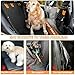 RUYICZB Dog Car Seat Cover for Back Seat, Waterproof Dog Seat Cover Hammock with Safety Belt, Back Seat Extender for Dogs Hard Bottom, Back Seat Pet Protector for Dogs Durable Anti-Scratch