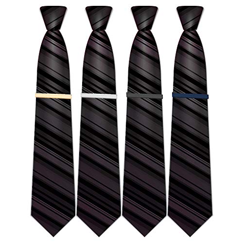 Selizo 4Pcs Tie Clip Tie Bar Tie Clips For Men #TOP5
