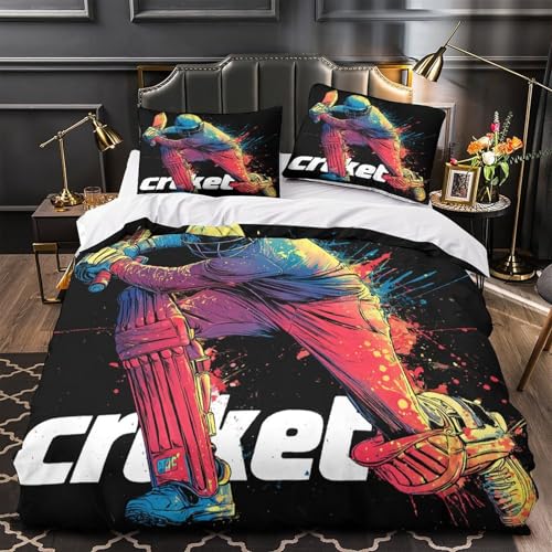 Housse de couette cricket fermeture éclair parure lit 140x200 - 2