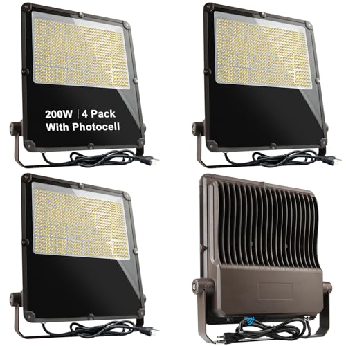 Lightdot 200W Outdoor Flood Lights AC100-277V LED...