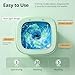 Portable Washing Machine, Mini Washer, 16L Upgraded with Spin Basket, Foldable Design Ideal for Apartment, Home and Hotel, portable washer 3 Cleaning Modes Suitable for Small Clothes