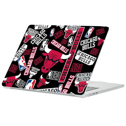 Coque MacBook Air 13.6 Chicago Bulls transparente rigide A2681 A3113 ordinateur portable