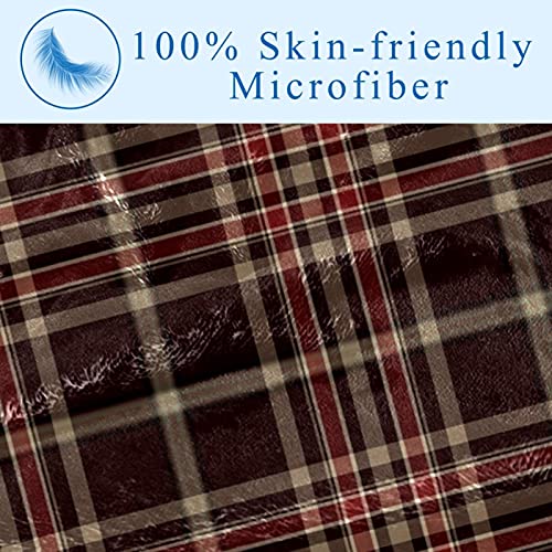 Couverture plaid doux et chaud 150x100 cm lit canapé et camping - 4