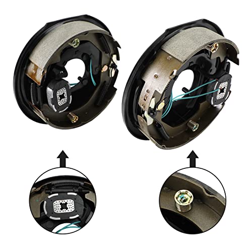 Mad Hornets Electric Trailer Brake Kit For Safe Towing,Electric Trailer Brake Kit -10"-Left And Right Hand Assemblies-3500 Lbs #TOP5