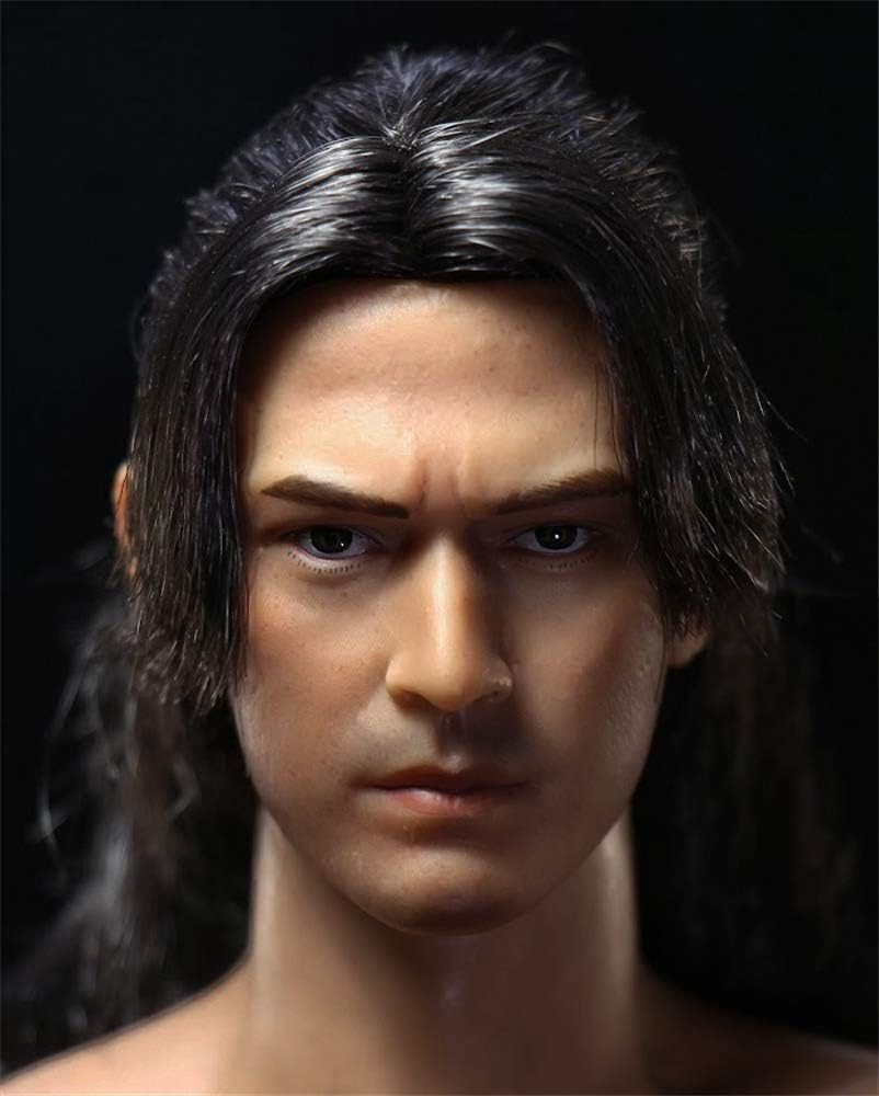 HiPlay HS035 1/6 Figure Head for Dolls, Asian Male, Handsom, Beautiful Boy, Hair Implantation Type, Painted Compatible with TBLeague/JIAOUDOLL Body, No Beard