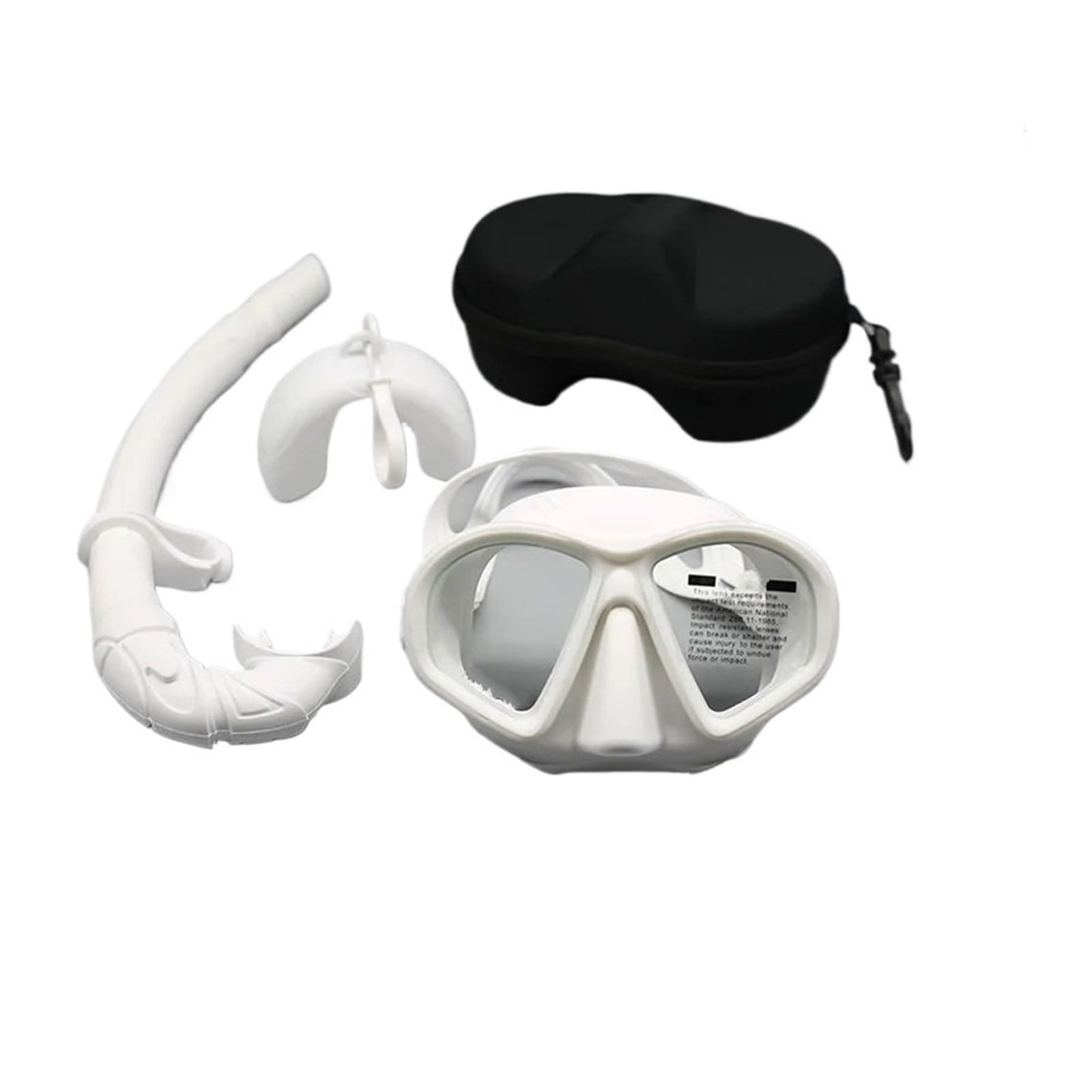 Tauchmasken Vollgesichtsmaske Freitauchmaske aus gehärtetem Glas, Schnorchelset, Faltbarer Schnorchel, Tauchmaske vom Typ J mit Kamerahalterung
