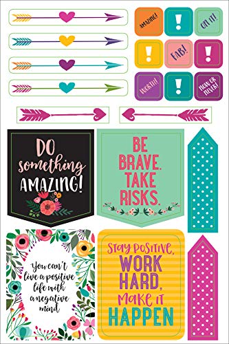 Essentials Planner Stickers -- Wake Up Kick Ass Repeat (Set Of 150 Stickers) #TOP7