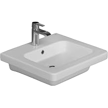 Barclay Products 4-1061WH Resort 500 Wall-Hung Basin with 1-Hole, White