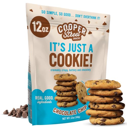 Cooper Street Chocolate Chip Nut-Free Crispy Butter Cookies, 12 oz