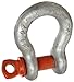 CM MC650G Screw Pin Midland Carbon Anchor Shackle, Hot Galvanized, 1/2