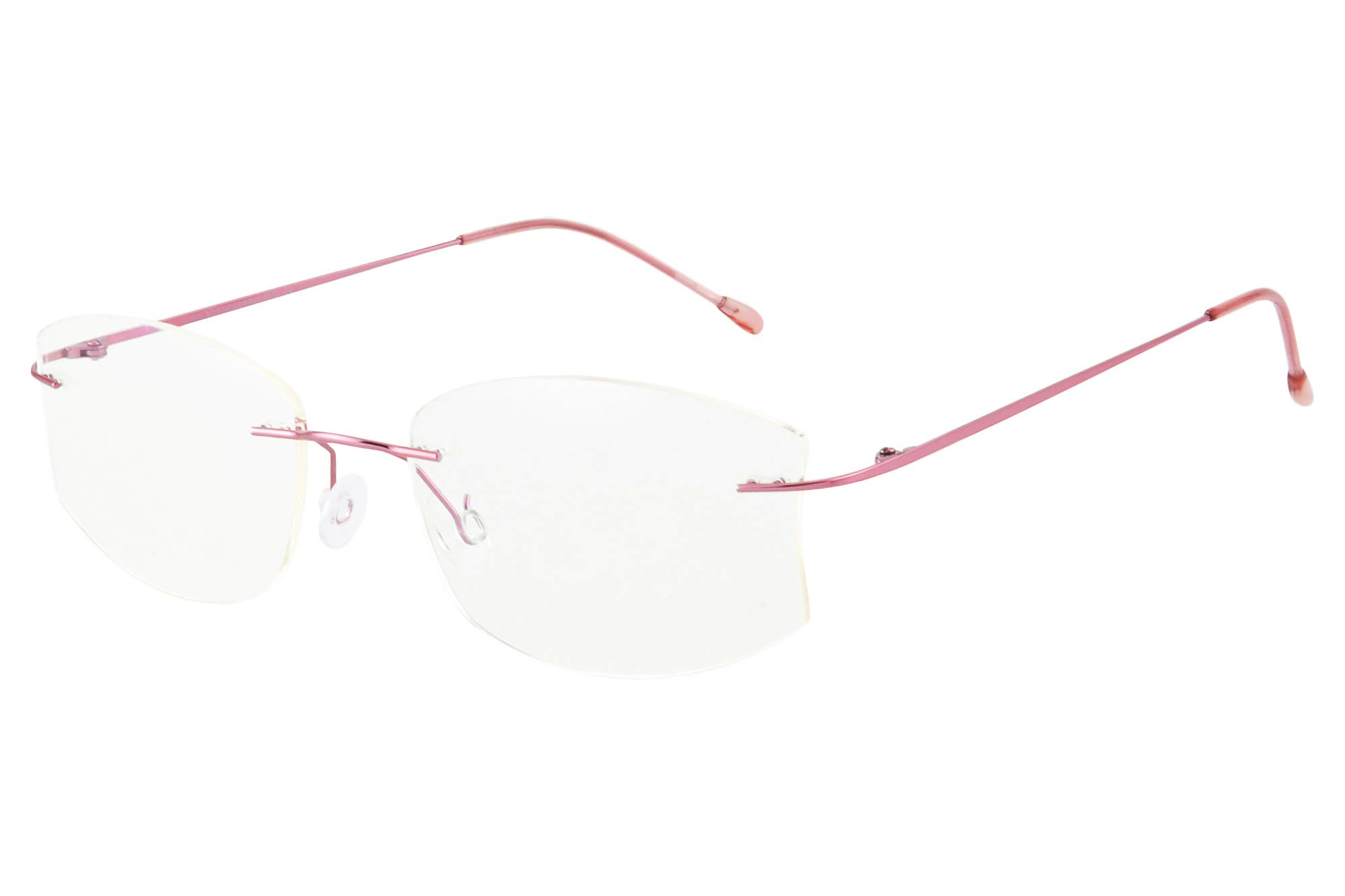 SHINU Titanium Randloser Rahmen MR-7 Blaulichtblocker Kundenspezifische Kurzsichtige Brille-NS1023