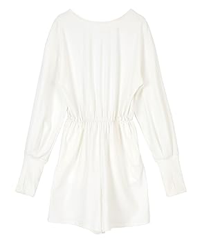 カバーアップバックオープンオールインワン バックオープンパフスリーブオールインワン/水着 | SEA DRESS