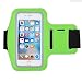 Produktbild Proco® Smartphone Sport Armband | Universal - Sportarmband für iPhone 5,6,7 und Android Smartphones | Bis Zu 4,7 Zoll | Sportarmband für Samsung,Huawei, Android BlackBerry, Sony bis 4,7 Zoll (Grün)