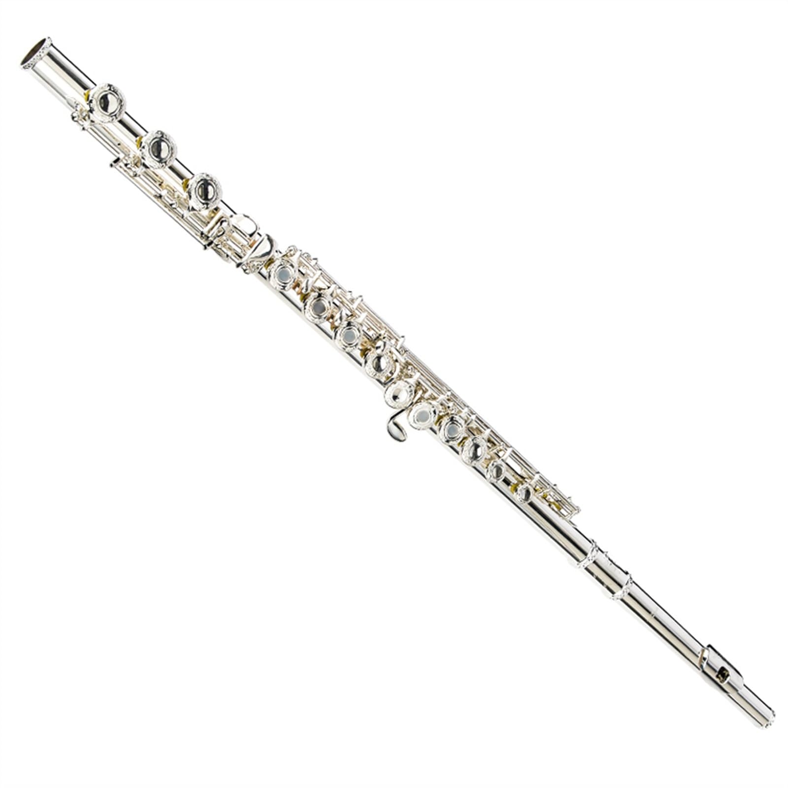 Amazon | フルート フルート楽器 銀メッキ Cキー 16/17穴 オープン