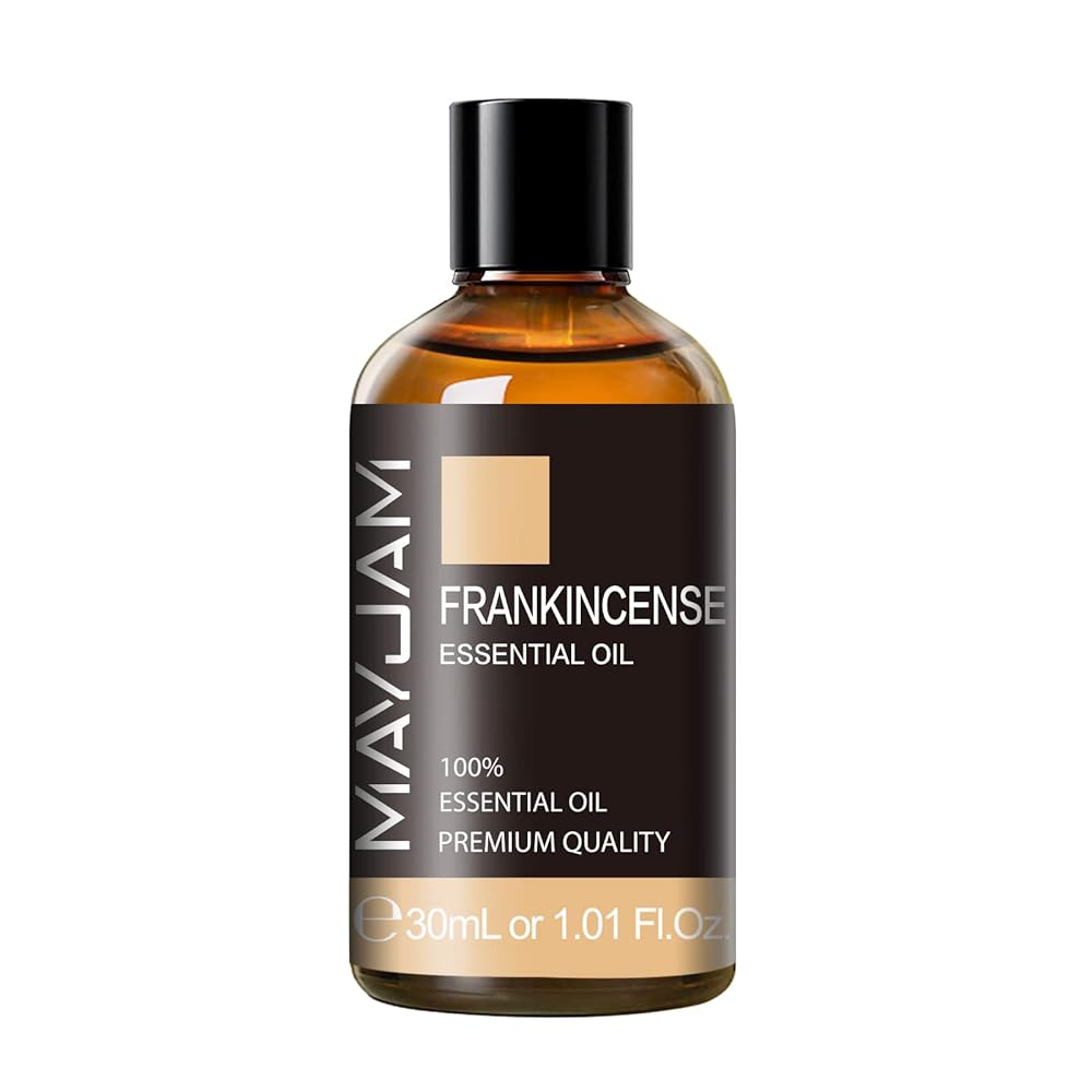 Frankincense Essential Oil 30ML/ 1.01FL.OZ, MAYJAM Pure Aromatherapy Frankincense Oil for Massage, Diffuser, Soap Making, Long Lasting Scents
