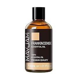 Frankincense Essential Oil 30ML/ 1.01FL.OZ, MAYJAM Pure Aromatherapy Frankincense Oil for Massage, Diffuser, Soap Making, Long Lasting Scents