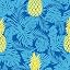 Blue Yellow Pineapple