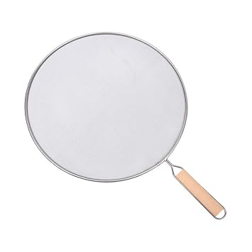 Oil/Grease Splatter Screen for Fry Pan 13 inch- Hot Oil Splash Guard, Protects Skin from Burns, Splatter Guard for Stove Cooking Keeps Kitchen Clean
