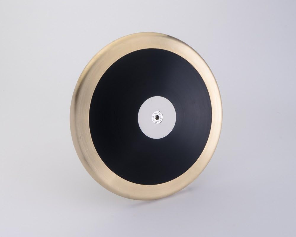 Five Star Titanium high Spin 83% Brass Rim Weight Intermediate to Advanced Skill Level Adult Women and high School Girl's 1 Kilo Track & Field Discus. Individually Hand Made Excellence.