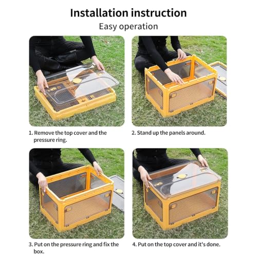 Roqao 3-Pack 83L Plastic Storage Boxes with Lids and Wheels by Roqao - Used condition - Image 6