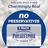 Philadelphia Cream Cheese, 2 Blocks, for Recipes and Baking, Original, No Artificial Preservatives, Flavors or Dye, 8 oz