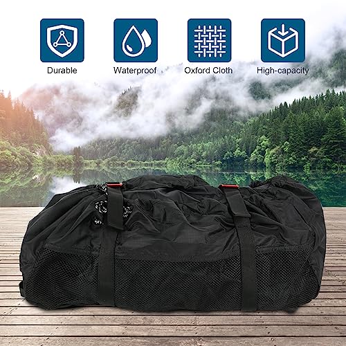 IGTOPS Sac à Cordes d'Escalade Robustes - Sac Pliable avec Bandoulière pour Sport, Camping, Randonnée et Extérieur – vue 3