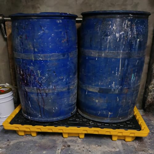 Plateau de confinement à deux tambours avec profil bas industriel anti-corrosion